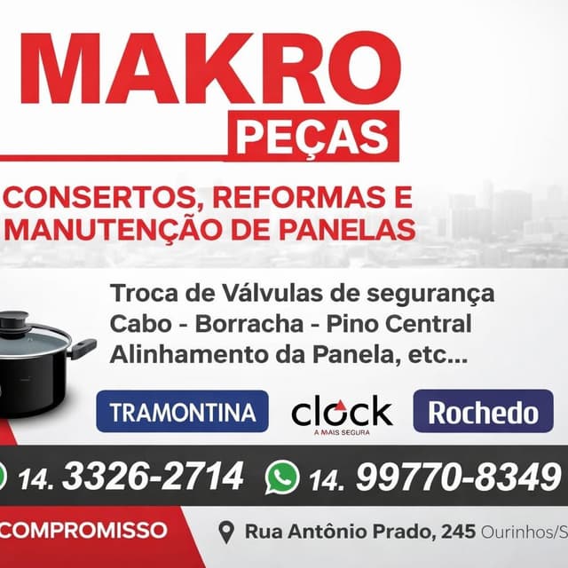 Manutenção preventiva em panelas de pressão